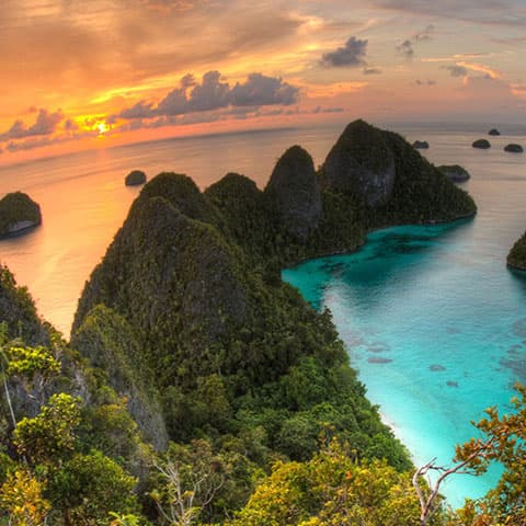 Raja Ampat Dive Experience Boat Route